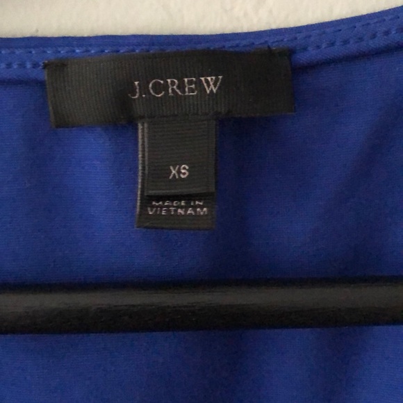 JCrew Peplum Top with velvet trim - Picture 5 of 6